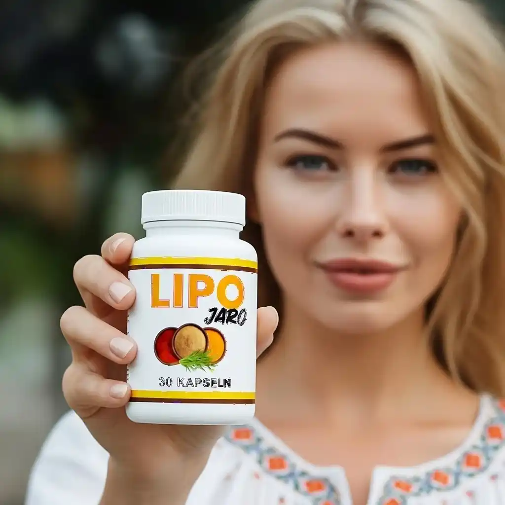 Woman outdoors sharing positive LipoJaro weight loss review